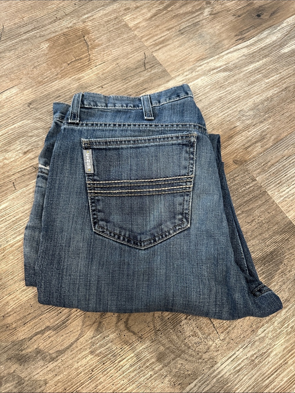 Used Cinch Mens Slim Fit Silver Label Jeans - MB98034007 32x34